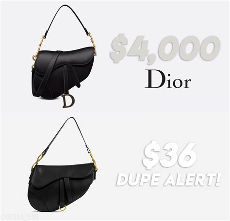 saddle bag dior dupe|christian dior knockoff bags.